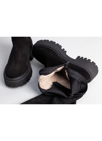 Жіночі замшеві чоботи-панчохи 37 VZUTIK (262378310)