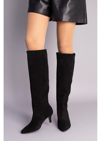 Жіночі замшеві чоботи-труби 37 VZUTIK (262378398)