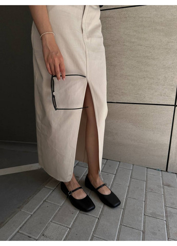 Жіночі жіночі шкіряні балетки 40 VZUTIK | чорні натуральна шкіра (262377119)