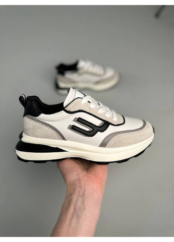 Женские кожаные кроссовки 40 VZUTIK белые демисезоны (262376478)