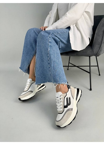 Женские кожаные кроссовки 40 VZUTIK белые демисезоны (262376478)