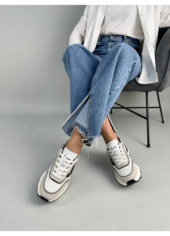 Женские кожаные кроссовки 40 VZUTIK белые демисезоны (262376478)