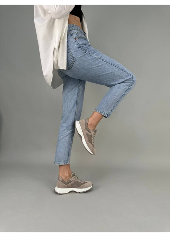 Жіночі замшеві кросівки 36 VZUTIK бежеві демісезони (262376568)