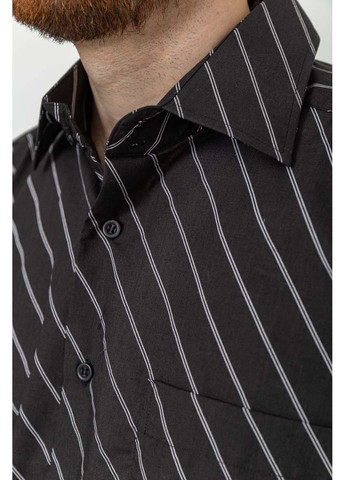 Черно-белая кэжуал рубашка в полоску Ager