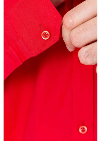 Красная кэжуал рубашка однотонная Ager