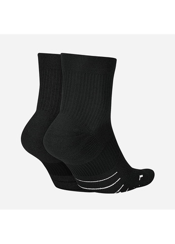 Шкарпетки U NK MLTPLIER ANKLE 2PR - 144 чорний Уні Nike (262599653)