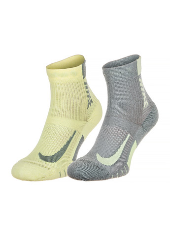 Жіночі Шкарпетки U NK MLTPLIER ANKLE 2PR - 144 Різнокольоровий Nike (262599725)