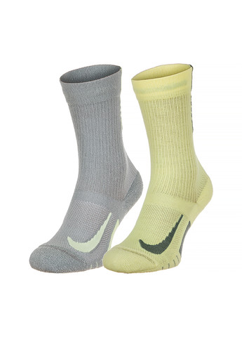Жіночі Шкарпетки U NK MLTPLIER CRW 2PR - 144 Різнокольоровий Nike (262599319)