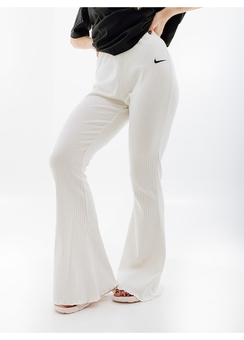 Жіночі Штани W NSW RIB JRSY PANT Білий Nike (262600578)