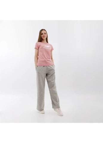 Жіноча Футболка Essentials Stacked ogo Рожевий New Balance - (260946286)