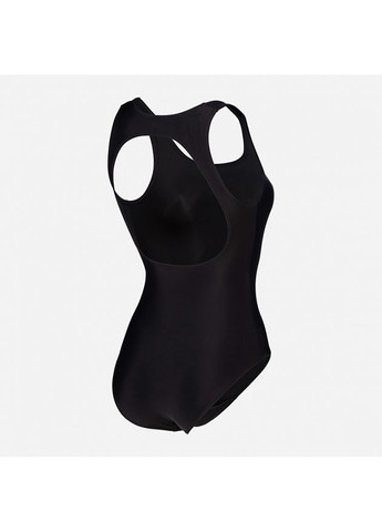 Черный демисезонный купальник женский закрытый solid o back swimsuit черный Arena