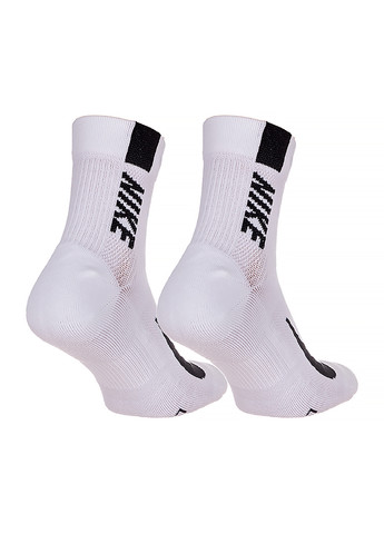 Чоловічі Шкарпетки U NK MLTPLIER ANKLE 2PR - 144 Білий Nike (262599282)