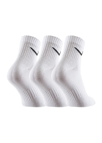 Чоловічі Шкарпетки U NK ED LTWT ANKLE 3P 132 Білий Nike (262599718)