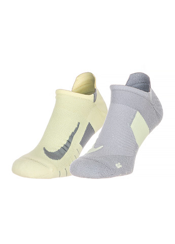 Чоловічі Шкарпетки U NK MLTPLIER NS 2PR - 144 Жовтий Nike (262600698)