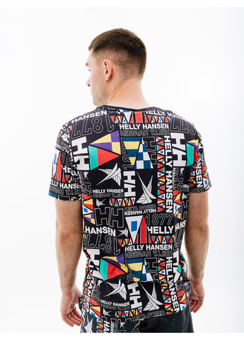 Комбінована чоловіча футболка newport t-shirt різнокольоровий Helly Hansen