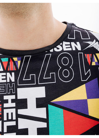 Комбінована чоловіча футболка newport t-shirt різнокольоровий Helly Hansen