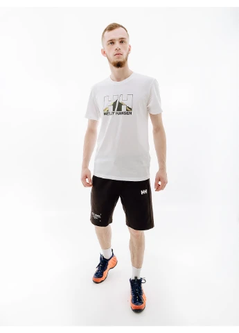 Біла чоловіча футболка nord graphic t-shirt білий Helly Hansen