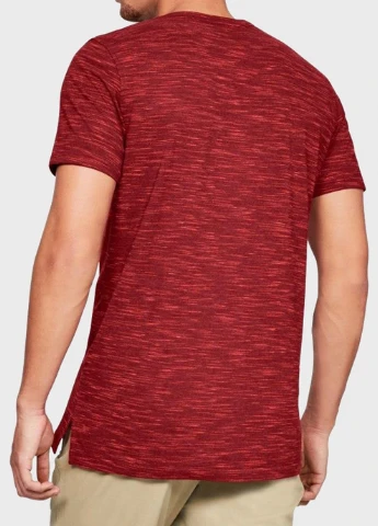 Червона футболка under armourportstyle core v neck tee червоний Under Armour