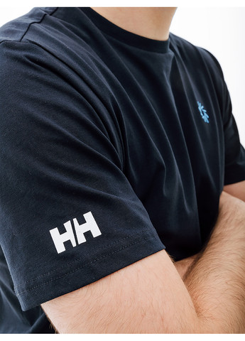 Синяя мужская футболка the ocean race t-shirt синий Helly Hansen
