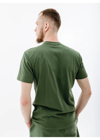 Зелена чоловіча футболка helly hansenove cotton t-shirt зелений Helly Hansen