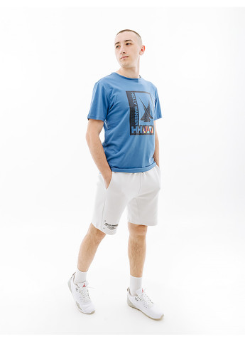 Синя чоловіча футболка helly hansenhoreline t-shirt 2.0 синій Helly Hansen