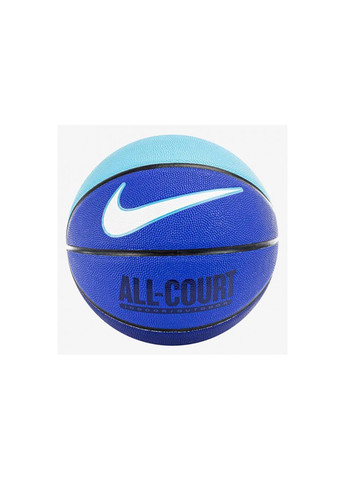 Мяч баскетбольный EVERYDAY ALL COURT 8P DEFLATED HYPER ROYAL/DEEP ROYAL BLUE/BALTIC BL size 7 Nike (262599732)