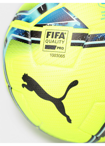 Футбольный мяч team FINAL 21.1 FIFA Quality Pro Ball Салатовый, Черный, Синий Уни 5 Puma (262599415)