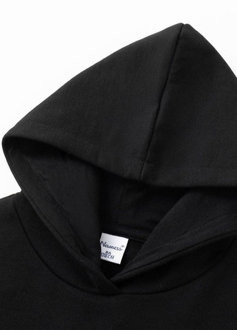 Чёрное теплое детские платье с капюшоном Yumster (262445405)