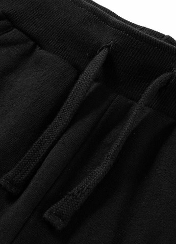 Спортивні штани для хлопчика чорні з резинками знизу Yumster (262445399)