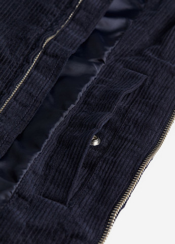 Темно-синяя демисезонная куртка H&M