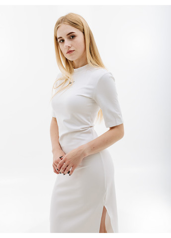 Білий спортивна жіноче сукня w nsw essnt midi dress білий Nike однотонна