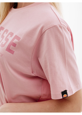 Розовая демисезон женская футболка loftini tee розовый Ellesse