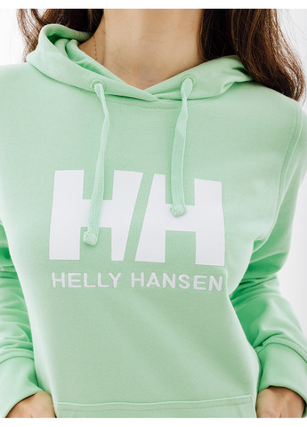 Жіноче Худі HELY HANSEN W HH LOGO HOODIE Салатовий Helly Hansen (262450569)