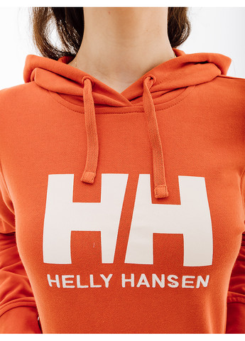 Женское Худи HELY HANSEN W HH LOGO HOODIE Оранжевый Helly Hansen (262450576)