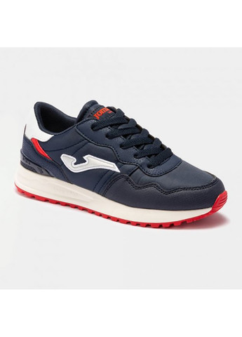 Комбіновані Осінні кросівки дитячі j,357 jr темно-синій червоний Joma