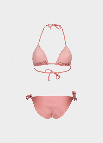 Розовый демисезонный купальник женский раздельный shila bikini triangle розовый Arena