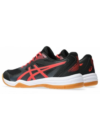 Цветные демисезонные мужские кроссовки upcourt 5 черный, красный Asics