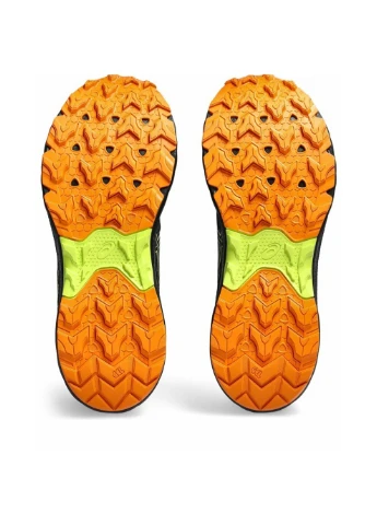 Цветные демисезонные мужские кроссовки gel-venture 9 черный,зеленый Asics