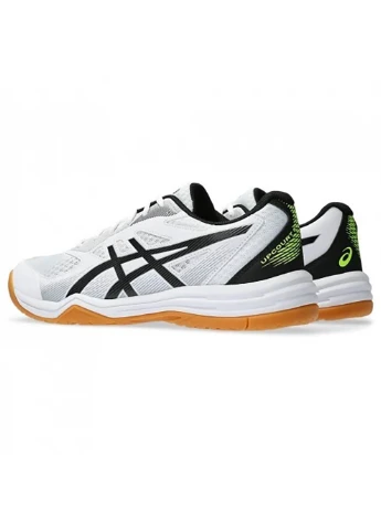 Цветные демисезонные мужские кроссовки upcourt 5 белый,черный,оранжевый Asics