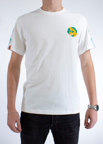 Комбінована чоловіча футболка dragonpirit white No Brand