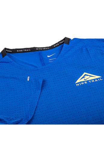 Синяя мужская футболка nk dfolar chases top синий Nike
