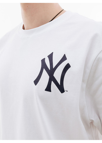 Біла чоловіча футболка new york yankees worlderies білий 47 Brand