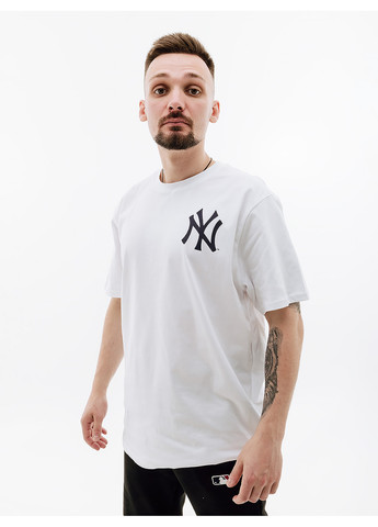 Белая мужская футболка new york yankees worlderies белый 47 Brand