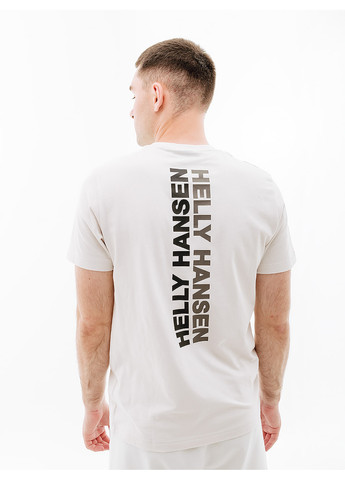 Серая мужская футболка core graphic t серый Helly Hansen