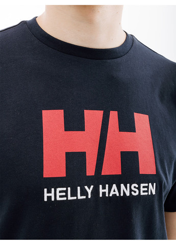 Синяя мужская футболка hhogo t-shirt синий Helly Hansen