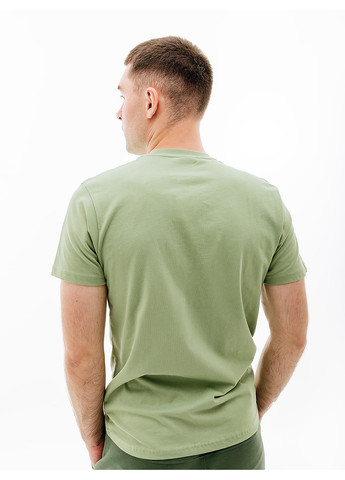 Зеленая мужская футболка hh box t зеленый Helly Hansen