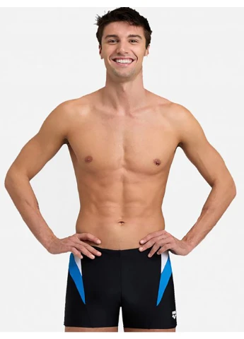 Чоловічі Плавки-боксери SWIM SHORT PANEL Чорний, Білий, Блакитний Arena (262450246)