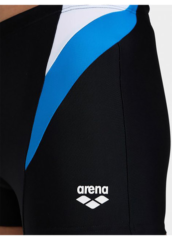 Чоловічі Плавки-боксери SWIM SHORT PANEL Чорний, Білий, Блакитний Arena (262450246)