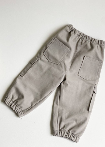 Серые кэжуал демисезонные брюки Dembohouse
