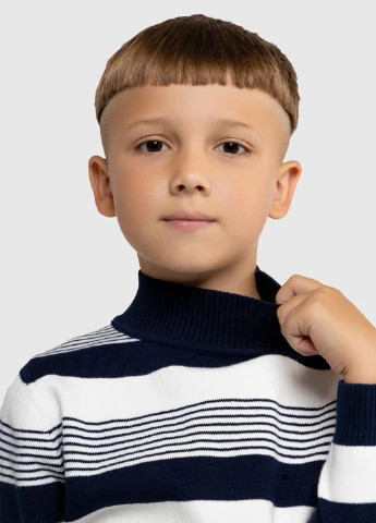 Синий демисезонный свитер Lizi